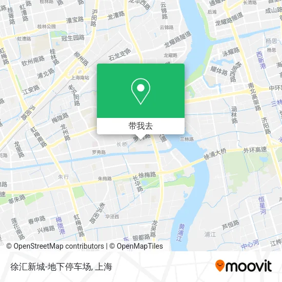 徐汇新城-地下停车场地图