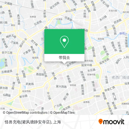 怪兽充电(避风塘静安寺店)地图