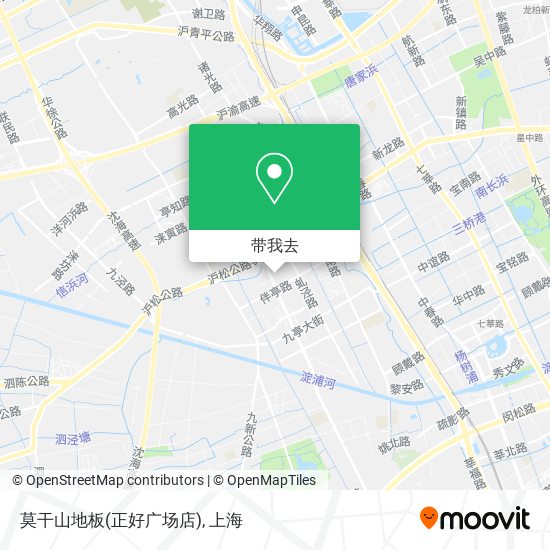 莫干山地板(正好广场店)地图