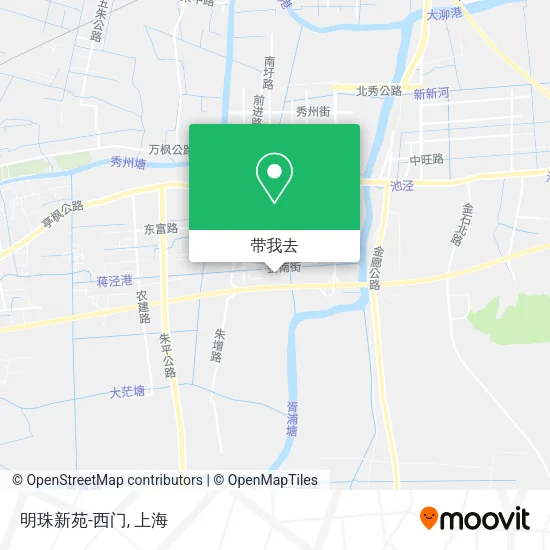 明珠新苑-西门地图