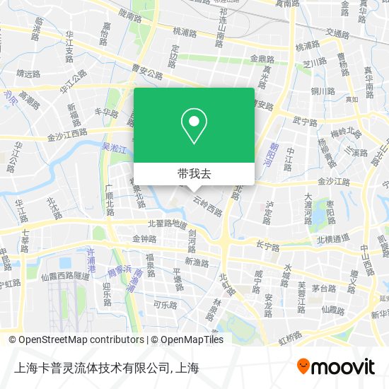 上海卡普灵流体技术有限公司地图