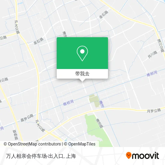 万人相亲会停车场-出入口地图
