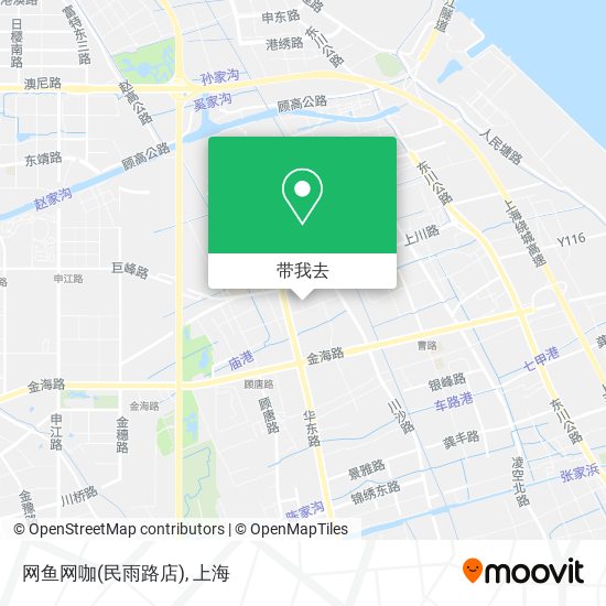 网鱼网咖(民雨路店)地图