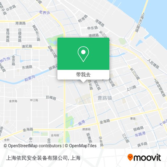 上海依民安全装备有限公司地图