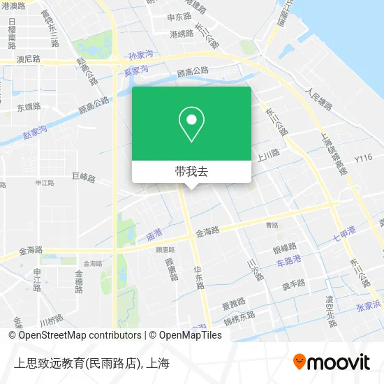 上思致远教育(民雨路店)地图