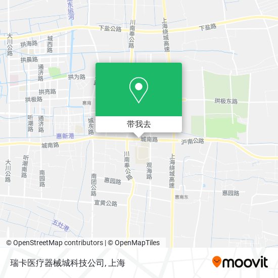 瑞卡医疗器械城科技公司地图