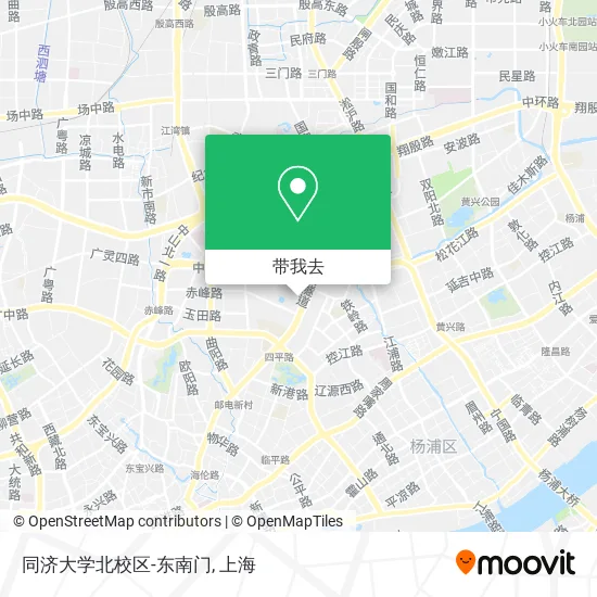 同济大学北校区-东南门地图