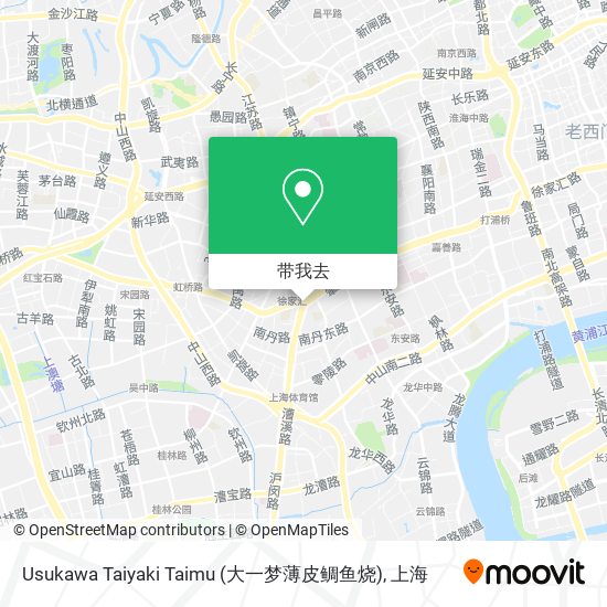 Usukawa Taiyaki Taimu (大一梦薄皮鲷鱼烧)地图