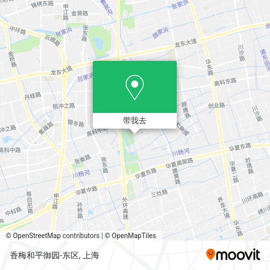 香梅和平御园-东区地图