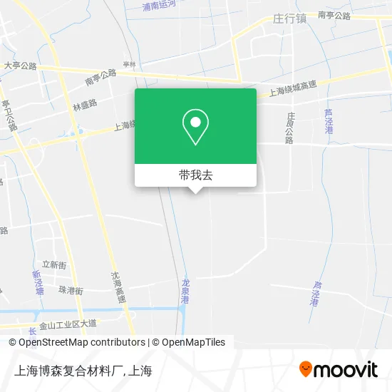 上海博森复合材料厂地图