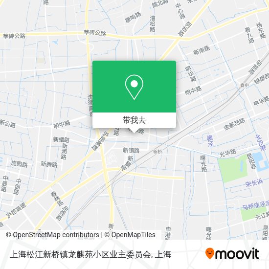 上海松江新桥镇龙麒苑小区业主委员会地图