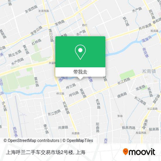 上海呼兰二手车交易市场2号楼地图