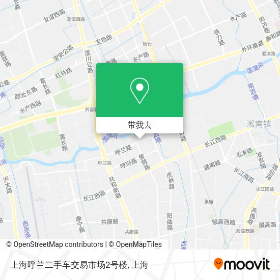 上海呼兰二手车交易市场2号楼地图