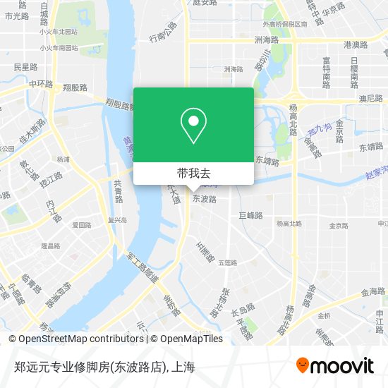 郑远元专业修脚房(东波路店)地图