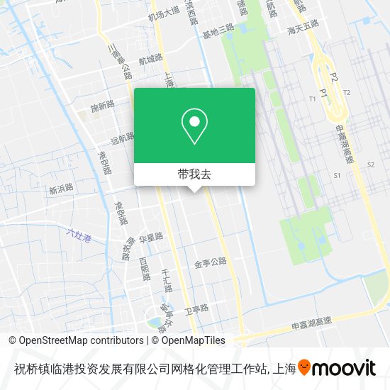 祝桥镇临港投资发展有限公司网格化管理工作站地图