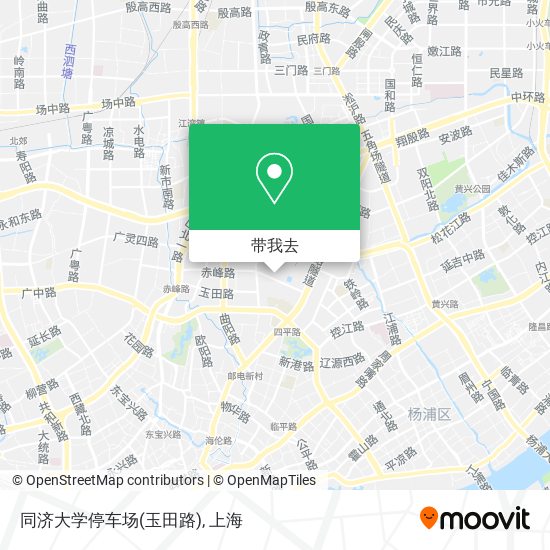 同济大学停车场(玉田路)地图