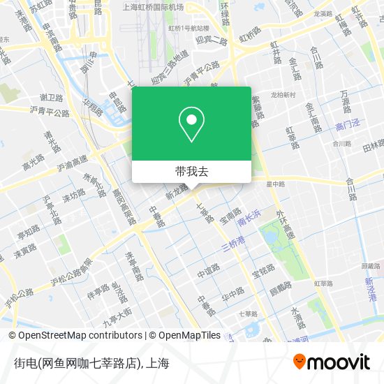 街电(网鱼网咖七莘路店)地图