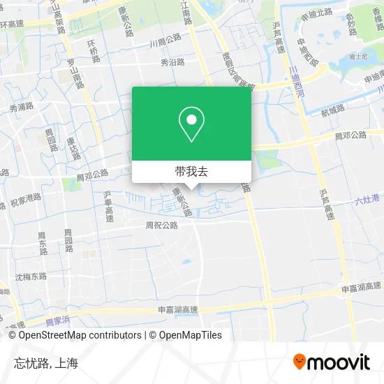 忘忧路地图