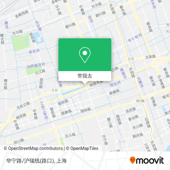 华宁路/沪瑞线(路口)地图