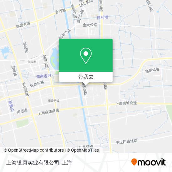 上海银康实业有限公司地图