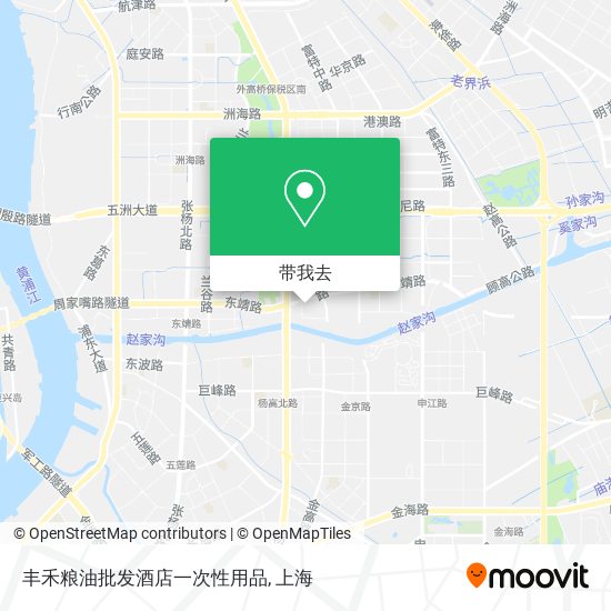 丰禾粮油批发酒店一次性用品地图