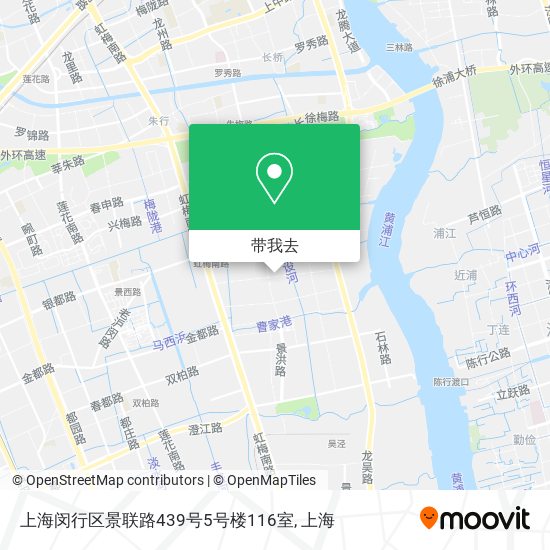 上海闵行区景联路439号5号楼116室地图