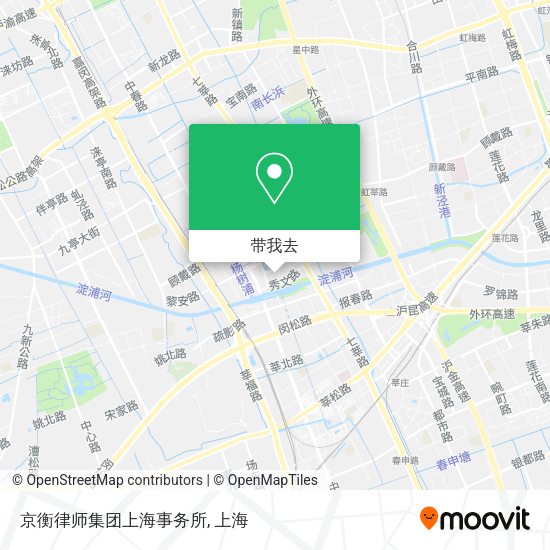 京衡律师集团上海事务所地图