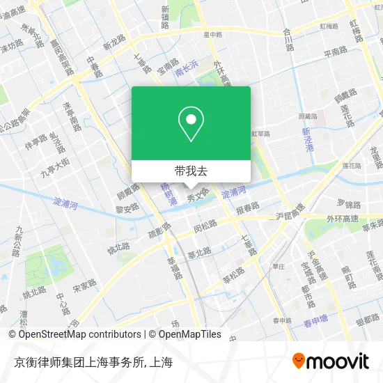 京衡律师集团上海事务所地图
