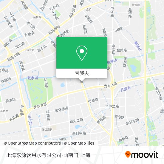 上海东源饮用水有限公司-西南门地图