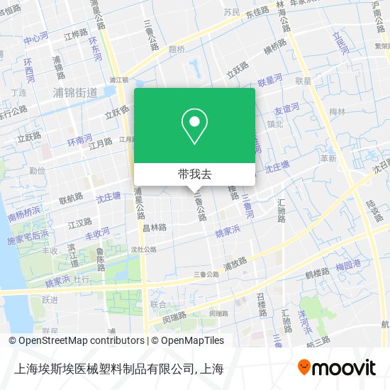 上海埃斯埃医械塑料制品有限公司地图