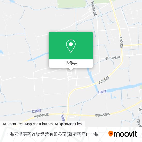 上海云湖医药连锁经营有限公司(蒸淀药店)地图