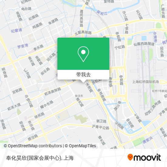 奉化昊欣(国家会展中心)地图