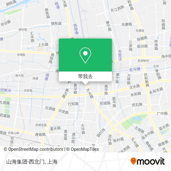 山海集团-西北门地图