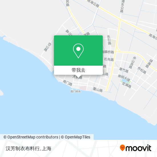 汉芳制衣布料行地图