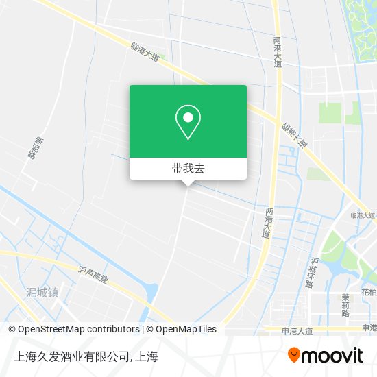 上海久发酒业有限公司地图