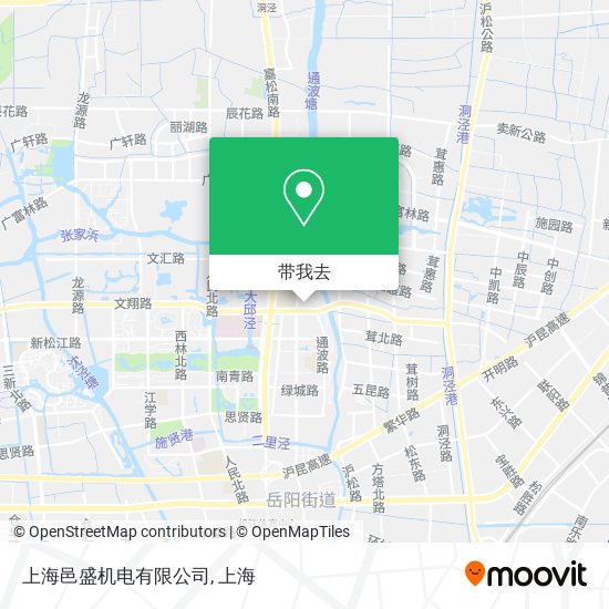 上海邑盛机电有限公司地图