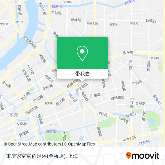 重庆家富富侨足浴(金桥店)地图