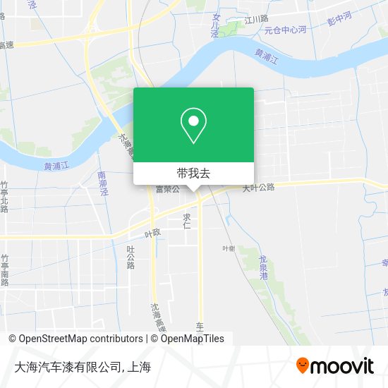 大海汽车漆有限公司地图