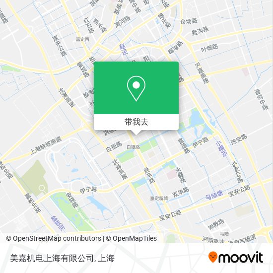 美嘉机电上海有限公司地图