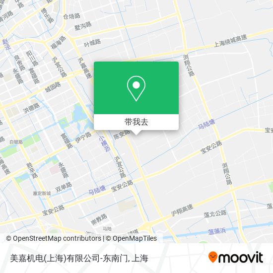 美嘉机电(上海)有限公司-东南门地图