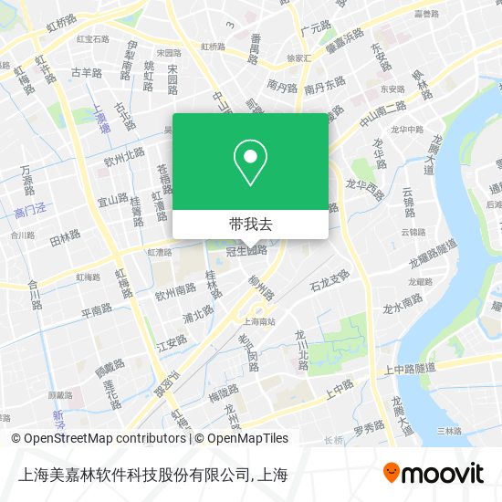 上海美嘉林软件科技股份有限公司地图