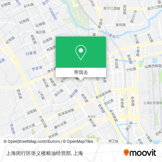 上海闵行区张义楼粮油经营部地图