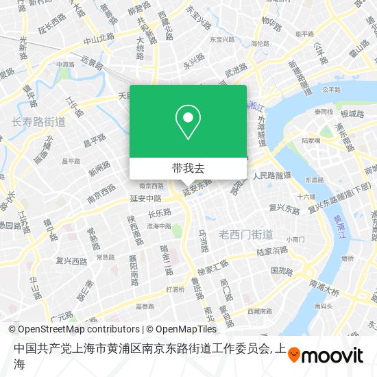 中国共产党上海市黄浦区南京东路街道工作委员会地图