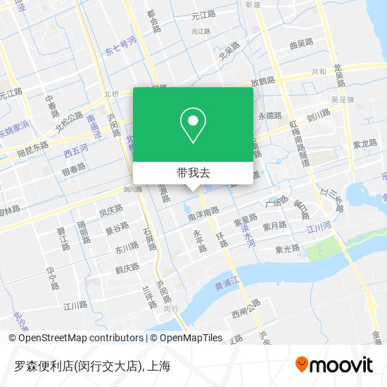 罗森便利店(闵行交大店)地图