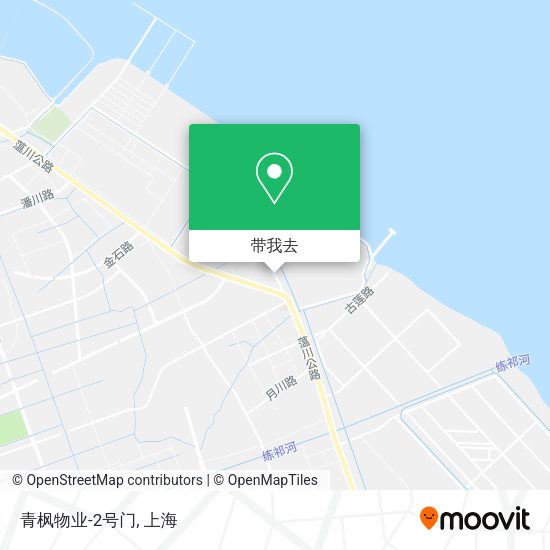 青枫物业-2号门地图