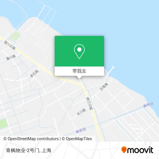 青枫物业-2号门地图