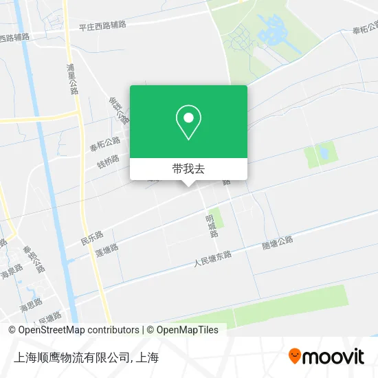 上海顺鹰物流有限公司地图