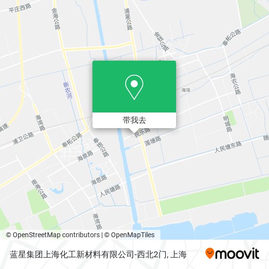 蓝星集团上海化工新材料有限公司-西北2门地图