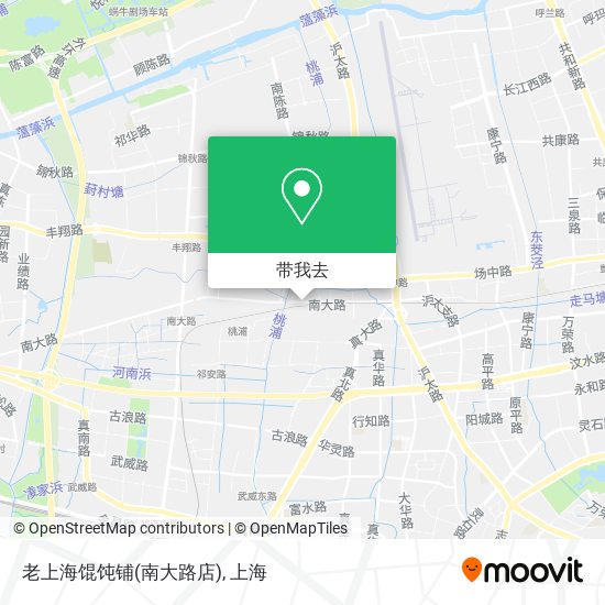 老上海馄饨铺(南大路店)地图