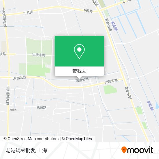 老港钢材批发地图